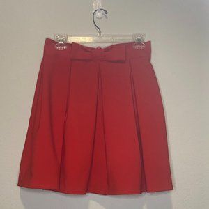 Chicwish Red Skirt with bow